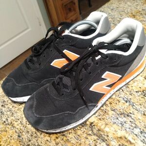 New Balance 515 V3 Black Orange Lace Up Sneakers Shoes ML515BT3 Men's Sz 10.5 D